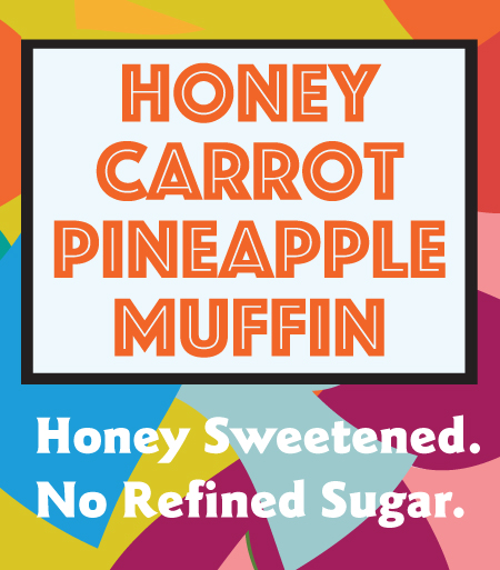 Honey Carrot Pineapple Muffin