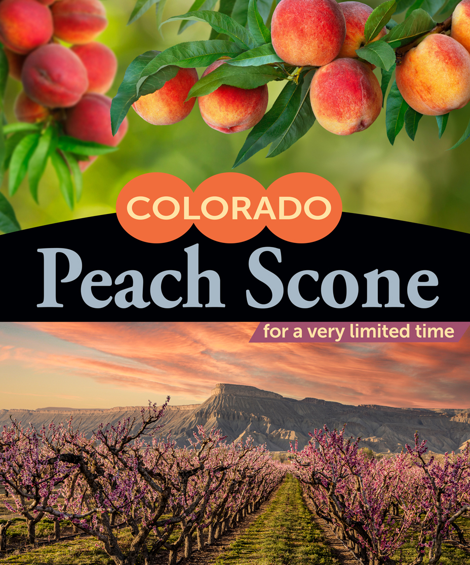 Colorado Peach Scone