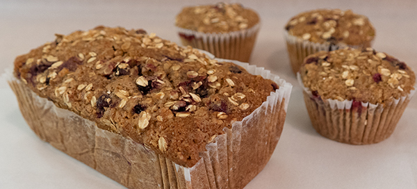 Apple Cranberry Bread and Muffins